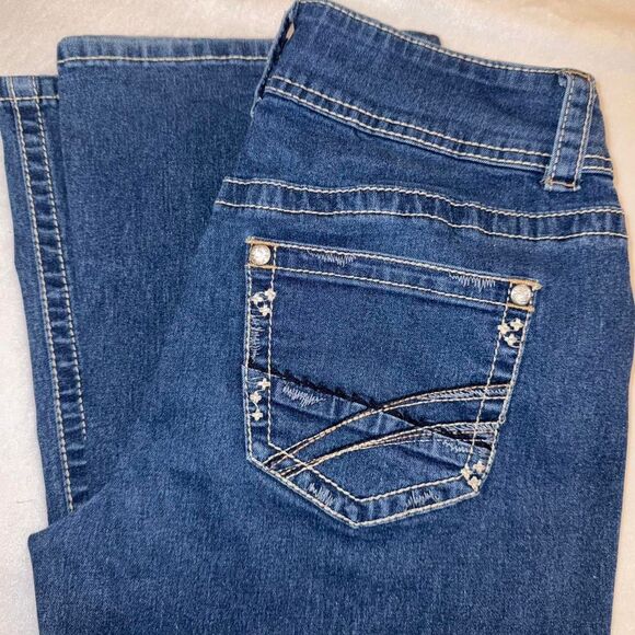 Copper Flash Low Rise Flare Bootcut Curvy size 6 jeans - Picture 2 of 8